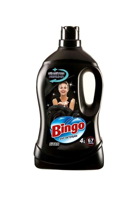 bingo siyah sıvı deterjan 4 lt